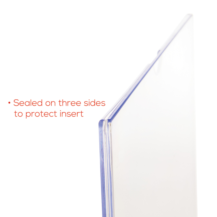 Deflecto Cubicle Sign Holders - 11" (279.40 mm) x 8.50" (215.90 mm) x - 1 Each - Clear = DEF588601