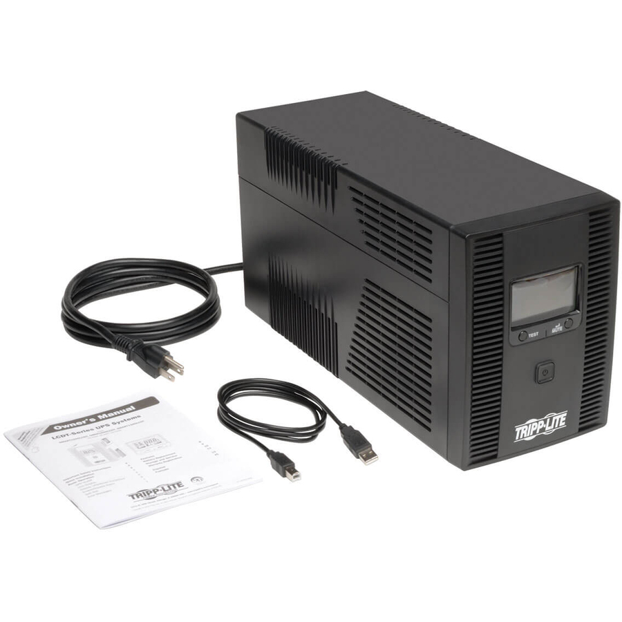 Tripp Lite by Eaton UPS SmartPro LCD 120V 1300VA 720W Line-Interactive UPS AVR Tower LCD USB 8 Outlets