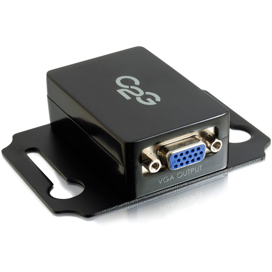C2G Pro DVI-D to VGA Adapter Converter - 1 x DVI-D (Dual-Link) Female Digital Video - 1 x HD-15 Female VGA - Black