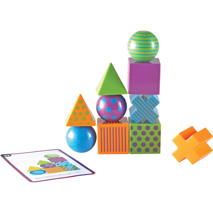 Learning Resources Mental Blox Activity Game - Skill Learning: Critical Thinking, Strategic Thinking, Problem Solving - 5-13 Year - 20 Pieces - Games - LRN9280