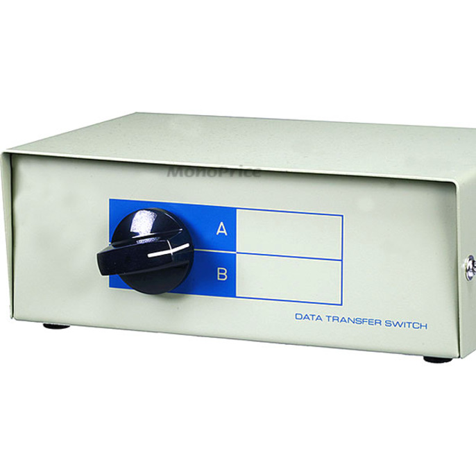 Monoprice 2-Port VGA Monitor Switch Box - 2 x 1 - Display, Computer1 x VGA Out