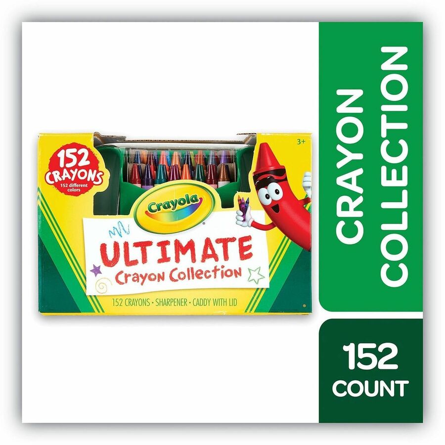 Crayola Ultimate 152 Crayon Collection - Assorted - 1 / Box