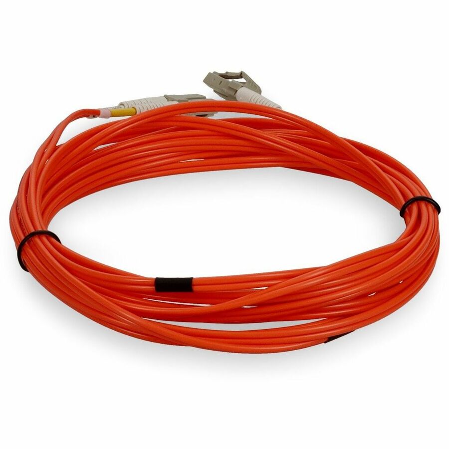 AddOn 8m LC (Male) to LC (Male) Orange OM1 Duplex Fiber OFNR (Riser-Rated) Patch Cable