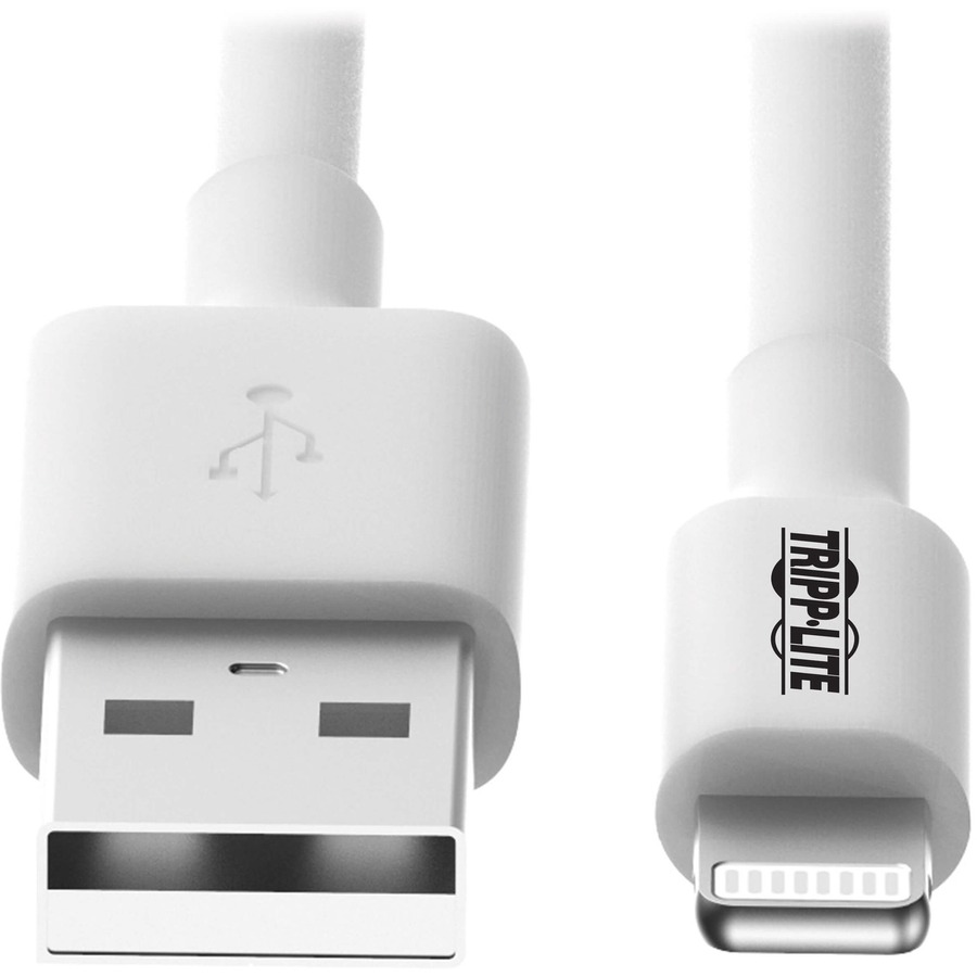 Tripp Lite by Eaton USB-A to Lightning Sync/Charge Cable (M/M) - MFi Certified White 6 ft. (1.8 m)