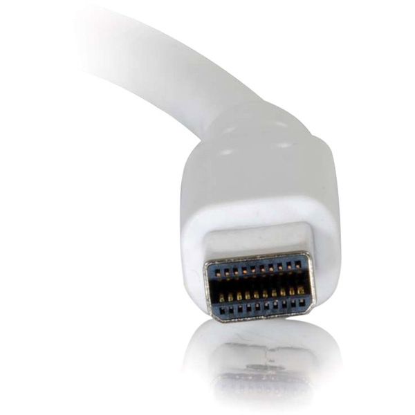 CABLES TO GO Mini DisplayPort to DisplayPort Adapter Cable M/M (White)