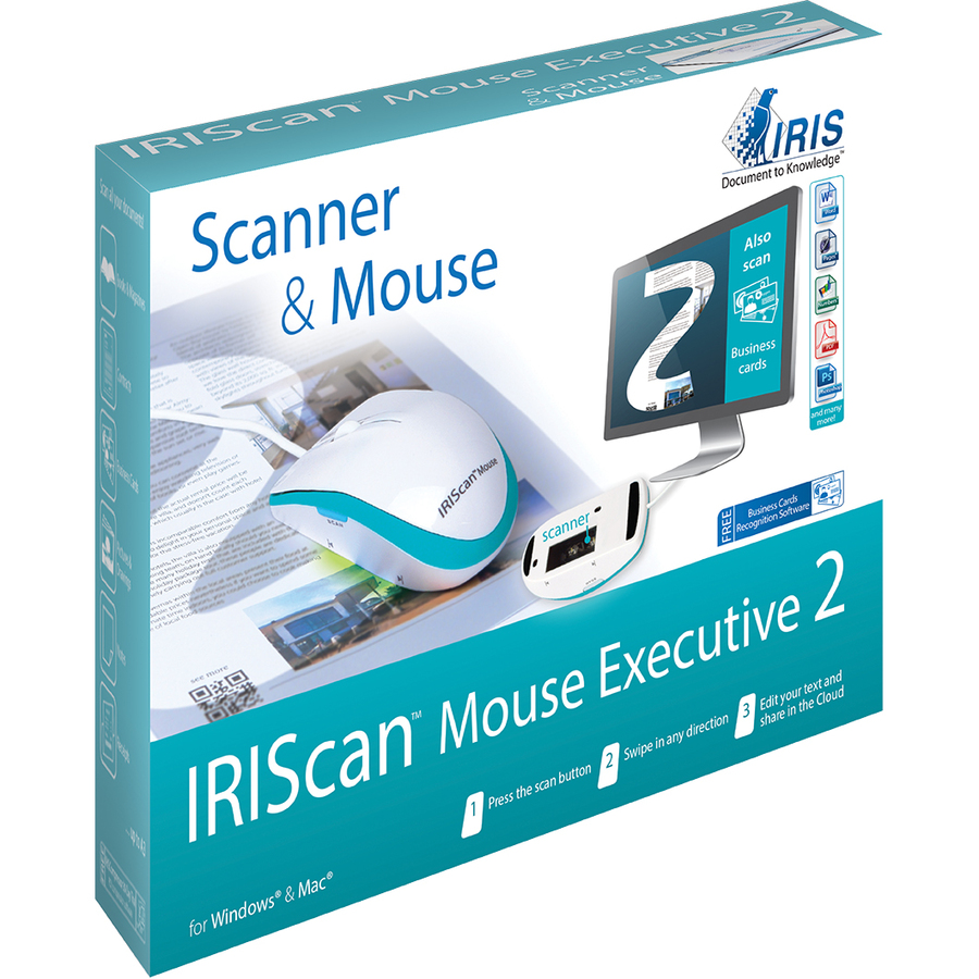I.R.I.S Iriscan Mouse Executive-Scanner & Mouse, All-In-One