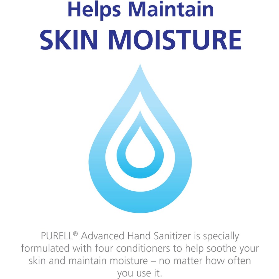 PURELL® Hand Sanitizer Foam Refill - 23.7 fl oz (700 mL) - Hands-free Dispenser - Kill Germs - Hand, Skin - Clear - Eco-friendly - 3 / Carton