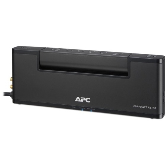 APC by Schneider Electric AV C Type 8 Outlet Power Filter, 120V - 120 V AC Input - 120 V AC Output - External