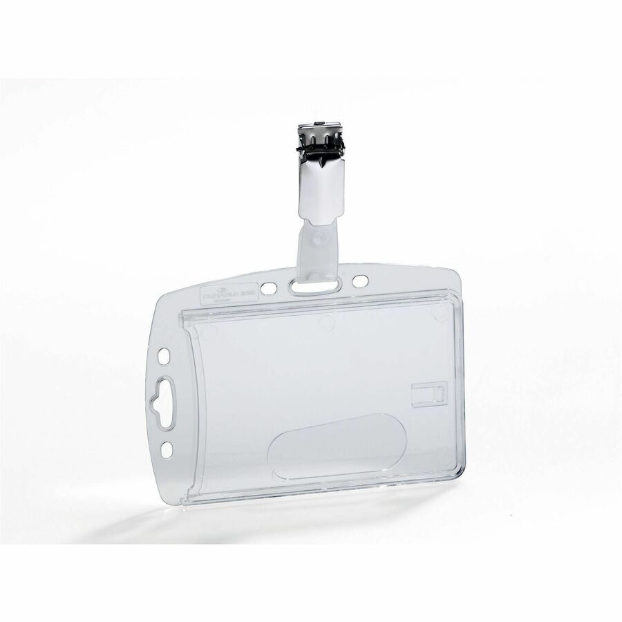 DURABLE Rotating Strap Clip ID Card Holder