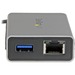 StarTech Thunderbolt to Gigabit Ethernet plus USB 3.0 - Thunderbolt Adapter (TB2USB3GE)