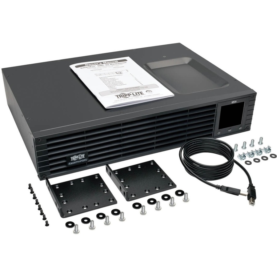 Tripp Lite by Eaton UPS SmartPro 120V 1.5kVA 1kW Line-Interactive Sine Wave UPS 2U Rack/Tower LCD USB DB9 8 Outlets