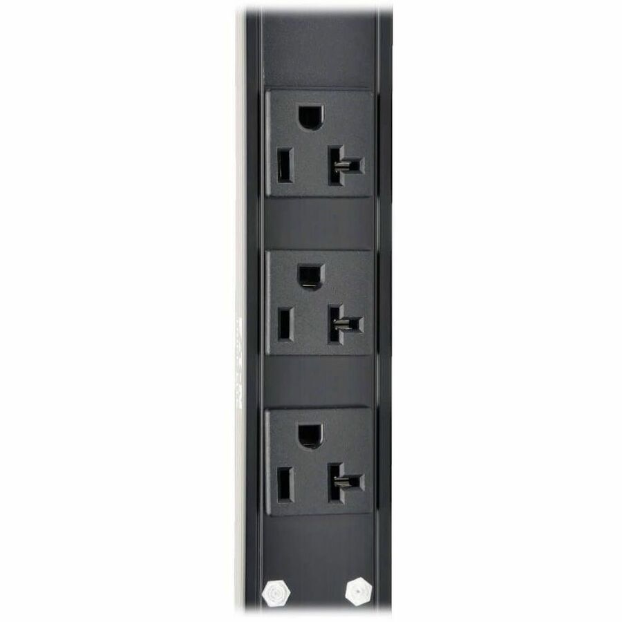 Eaton Tripp Lite Series 2kW Single-Phase Local Metered PDU, 100-127V Outlets (6 5-15/20R), L5-20P/5-20P adapter, 0U Vertical, 24-in.