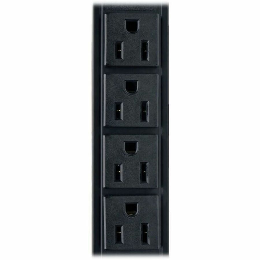 Tripp Lite by Eaton PDU 1.5kW Single-Phase Local Metered PDU 100-127V Outlets (8 5-15R) 5-15P 15 ft. (4.57 m) Cord 0U Vertical 24 in.