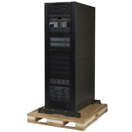 APC NetShelter SX, Server Rack Enclosure, 42U, Shock Packaging, 2000 lbs, Black, 1991H x 600W x 1070D mm [TAA]