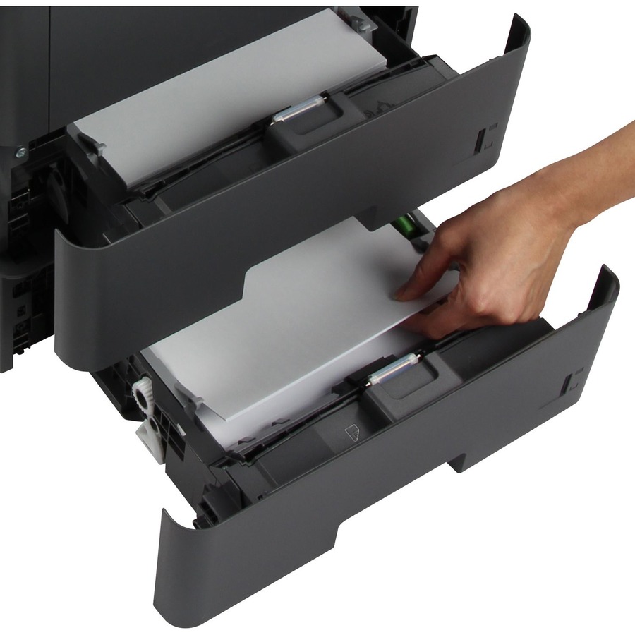 Brother Business Laser Printer HL-L6200DWT - Monochrome - Duplex Printing - Desktop Printer - 48ppm - Up to 1200 x 1200 dpi - Wireless - Gigabit Ethernet - Hi-Speed USB 2.0