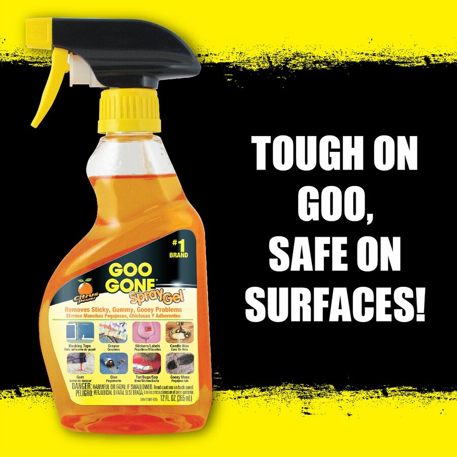 2-Pac) GOO GONE Original ADHESIVE REMOVER Glue Gum Fresh Citrus & Surface  Safe