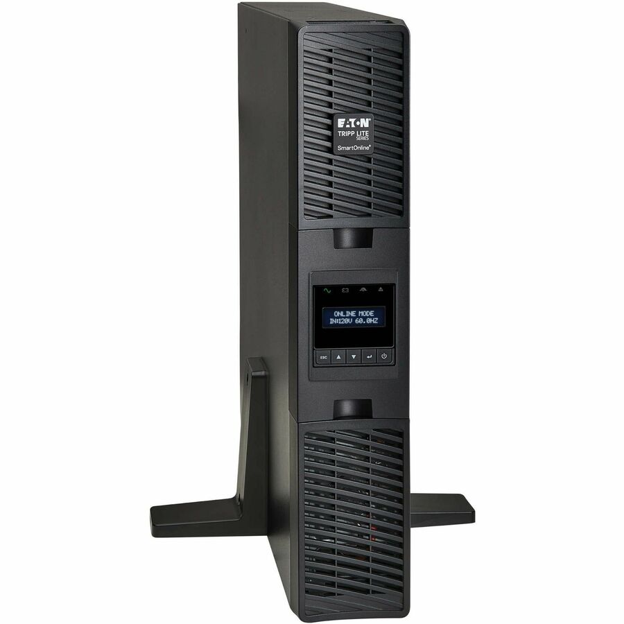 Tripp Lite by Eaton series UPS SmartOnline 1500VA 1350W 120V Double-Conversion UPS - 8 Outlets, Extended Run, Network Card Included, LCD, USB, DB9, 2U Rack/Tower Battery Backup