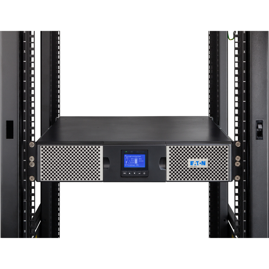 Eaton 9PX 3000VA 2700W 120V Online Double-Conversion UPS - L5-30P, 6x 5-20R, 1 L5-30R Outlets, Cybersecure Network Card Option, Extended Run, 2U Rack/Tower