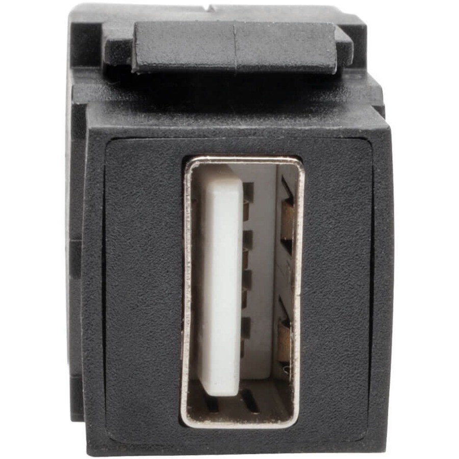 Tripp Lite by Eaton USB 2.0 All-in-One Keystone/Panel Mount Extension Cable (M/F) Angled Connector 1 ft. (0.31 m)