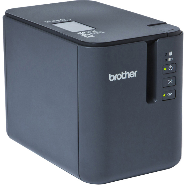 Brother P-touch PT-P900W Desktop Thermal Transfer Printer - Monochrome - Tape Print - USB - Serial