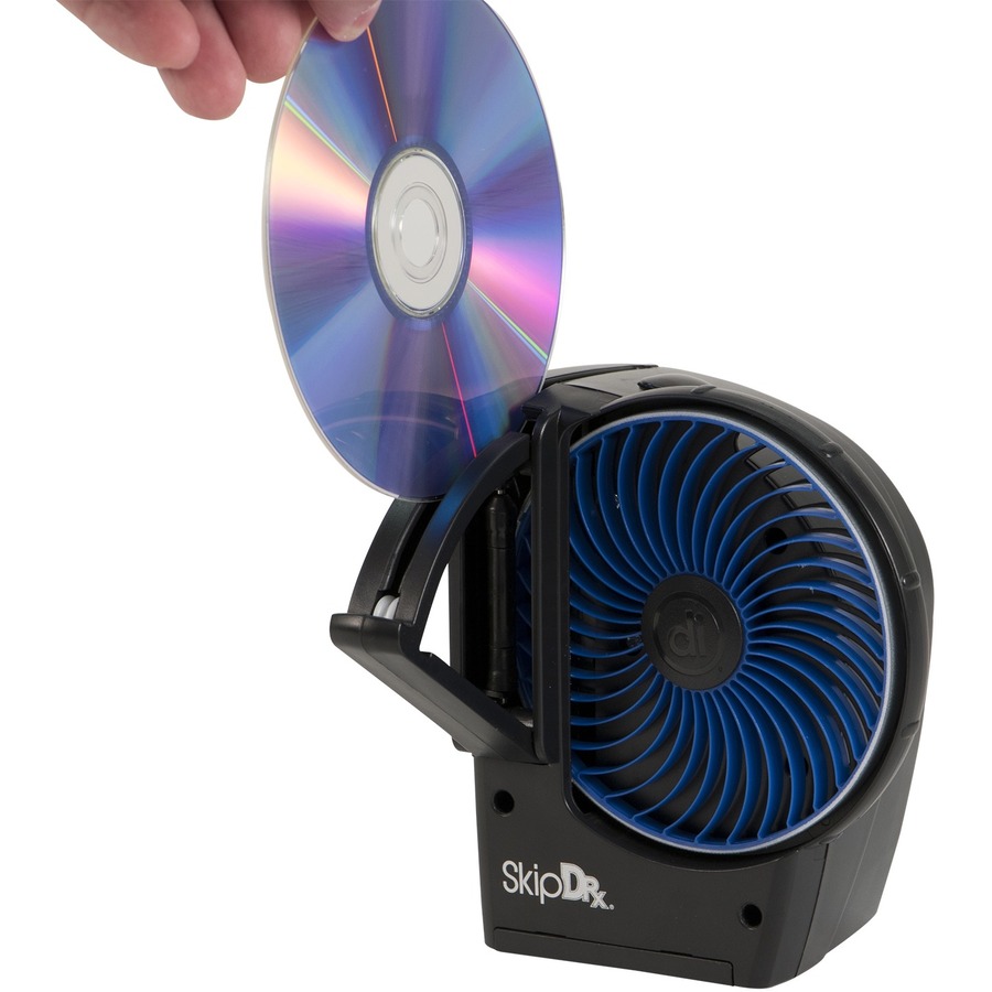 Digital Innovations SkipDr CD & DVD Disc Repair - For Multipurpose - Polycarbonate - Black, Blue