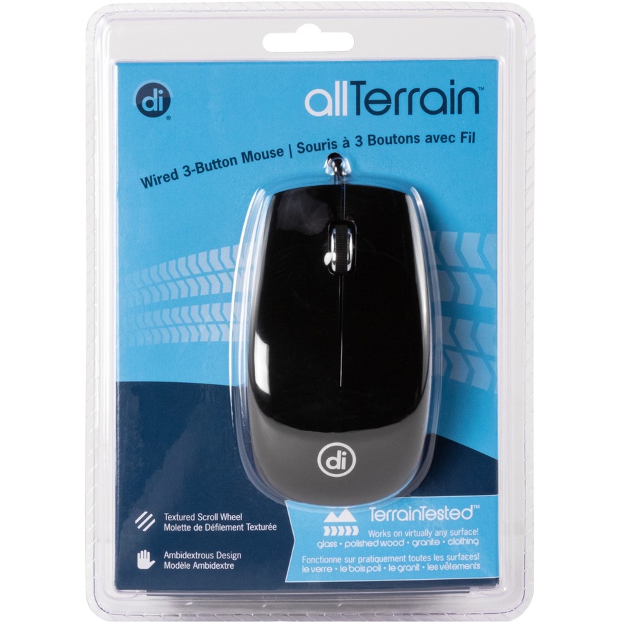 Digital Innovations AllTerrain Wired 3-Button Mouse