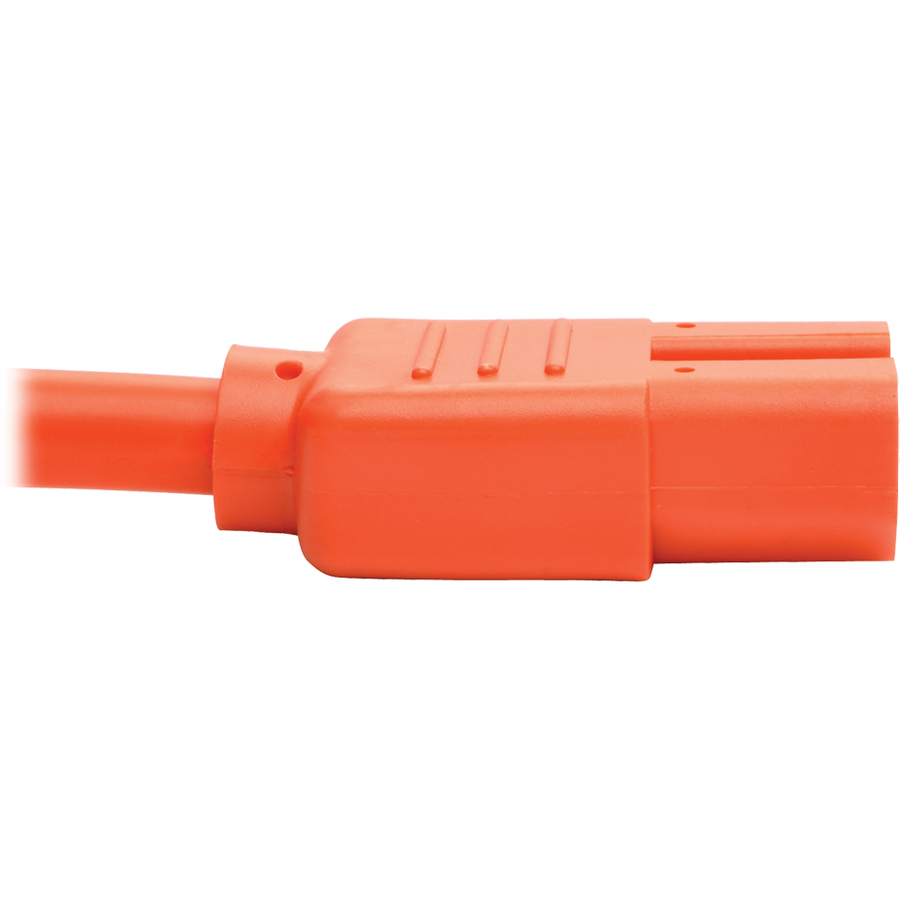 Tripp Lite by Eaton Power Cord C14 to C15 - Heavy-Duty 15A 250V 14 AWG 6 ft. (1.83 m) Orange