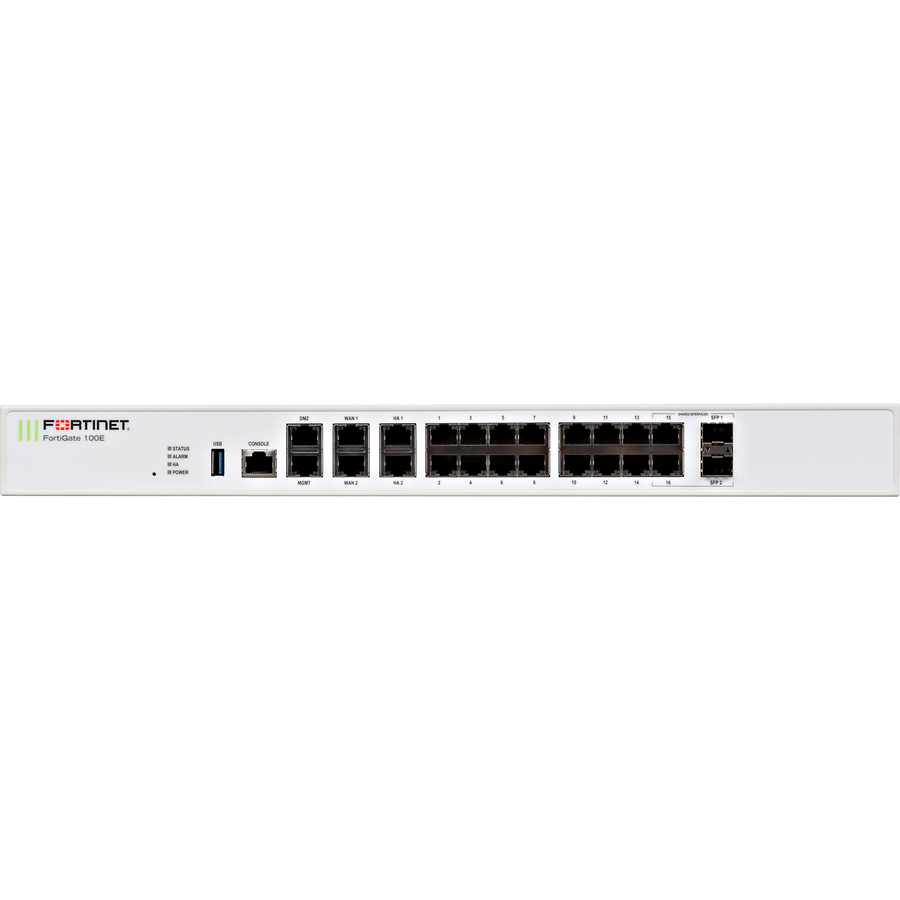 Fortinet FortiGate 100E Network Security/Firewall Appliance