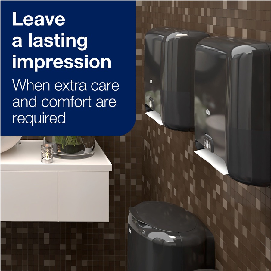 TORK Matic Hand Towel Roll Dispenser - with Intuition Sensor - Roll Dispenser - 14.50" (368.30 mm) Height x 13" (330.20 mm) Width x 8" (203.20 mm) Depth - Plastic - Black - Smart Sensor, Refillable, Hygienic, Adjustable - 1 Each = TRK5511282