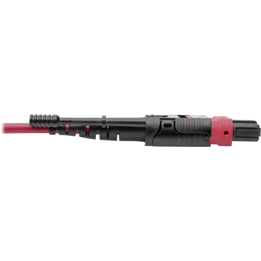 Tripp Lite by Eaton 100G MTP/MPO Multimode OM4 Plenum-Rated Fiber Optic Cable (F/F), 12 Fiber, 40/100GBASE-SR4, Push/Pull Tabs, Magenta, 3 m