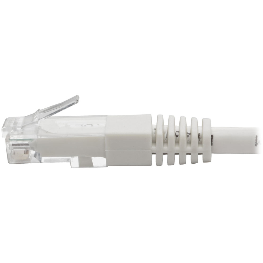 Eaton Tripp Lite Series Cat6 Gigabit Molded (UTP) Ethernet Cable (RJ45 M/M), PoE, White, 25 ft. (7.62 m)