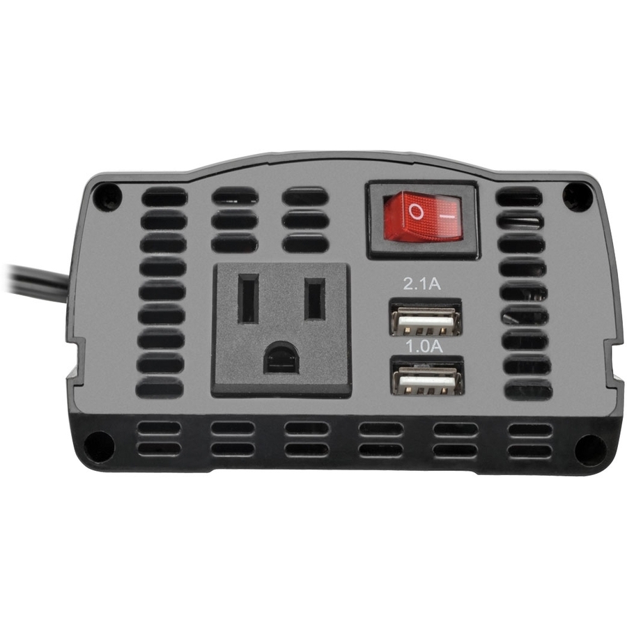 Eaton Tripp Lite Series 150W PowerVerter Ultra-Compact Car Inverter with AC Outlet and 2 USB Charging Ports