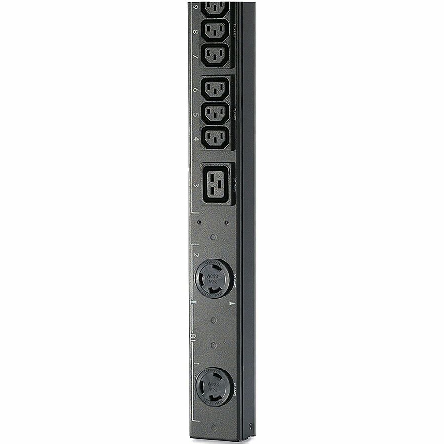 APC NetShelter Metered Rack PDU, 0U, 14.4kW, 208V, 24 C13, 4 C19, 2 NEMA L6-30R outlet, 10 ft cord