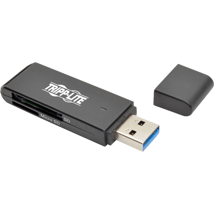 Tripp Lite by Eaton USB 3.0 SuperSpeed SD / Micro SD Adapter, Memory Card Reader