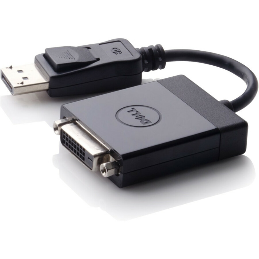 Dell DisplayPort to DVI single-link adapter dongle cable for connecting a DisplayPort device to a DVI display — alternate view 3