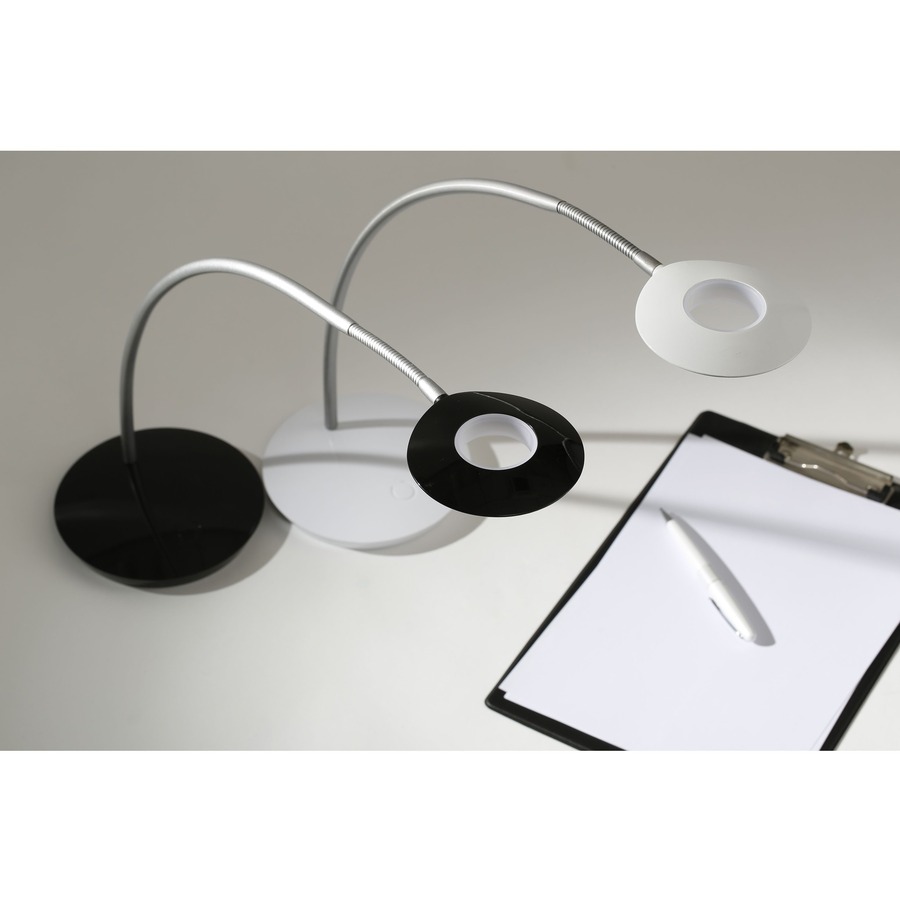 Alba Desk Lamp - 1 x 5 W LED Bulb - 350 lm Lumens - Aluminum, Plastic, Steel, ABS - Desk Mountable - for Desk