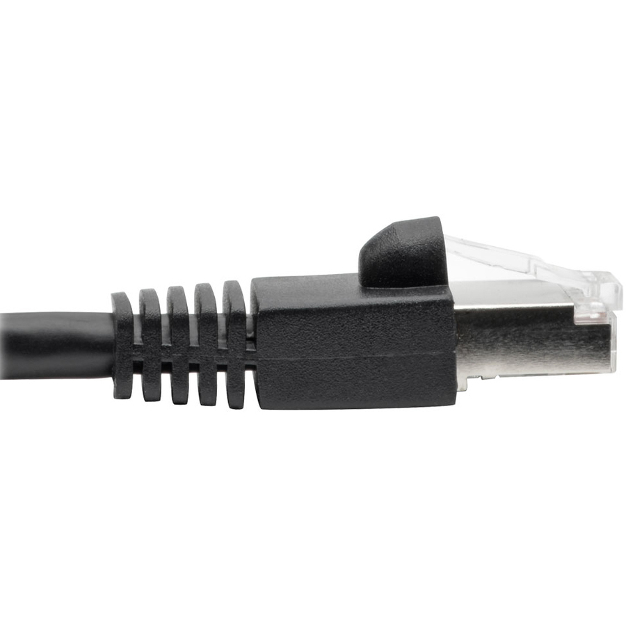 Tripp Lite by Eaton Cat6a 10G Snagless Shielded STP Ethernet Cable (RJ45 M/M) PoE Black 20 ft. (6.09 m)