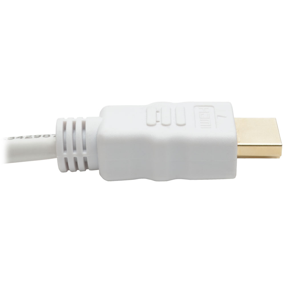 Tripp Lite by Eaton High-Speed HDMI Cable Gripping Connectors 4K @30Hz (M/M) White 16 ft. (4.88 m)