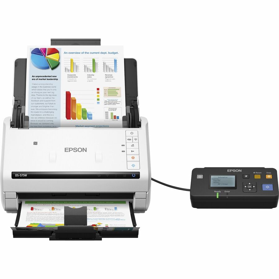 Epson DS-575W Sheetfed Scanner - 600 dpi Optical