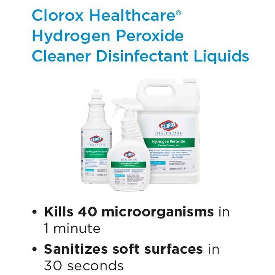 Clorox Healthcare Hydrogen Peroxide Cleaner Disinfectant Spray Liquid