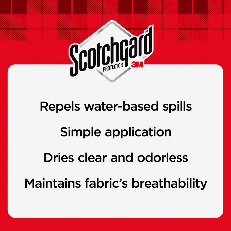 Scotchgard Fabric Water Shield - For Fabric - 10 fl oz (0.3 quart) - 6 / Carton - Odorless, Soil Resistant - Aqua