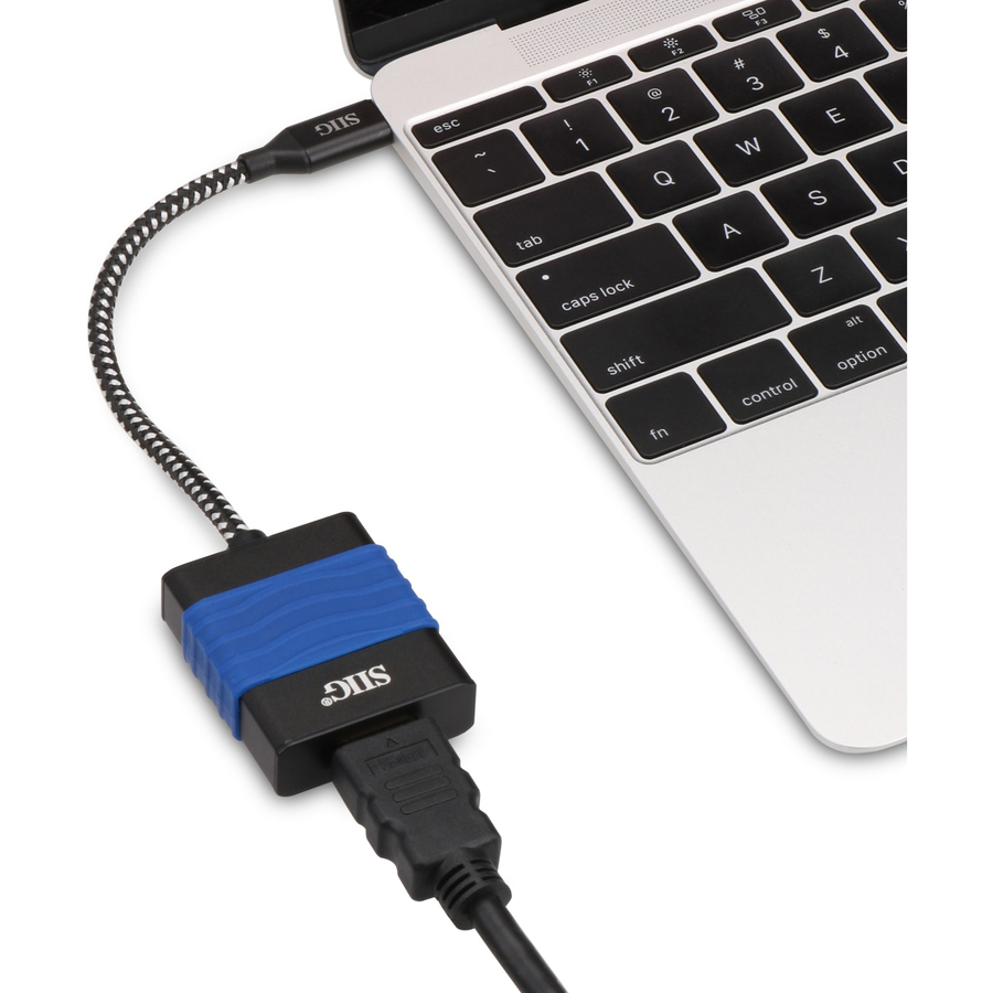 SIIG USB Type-C to HDMI Cable Adapter - 4Kx2K - USB Type C - 1 x HDMI, HDMI