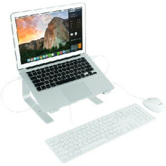 Macally 104 key Ultra Slim USB Wired Keyboard for Mac and PC
