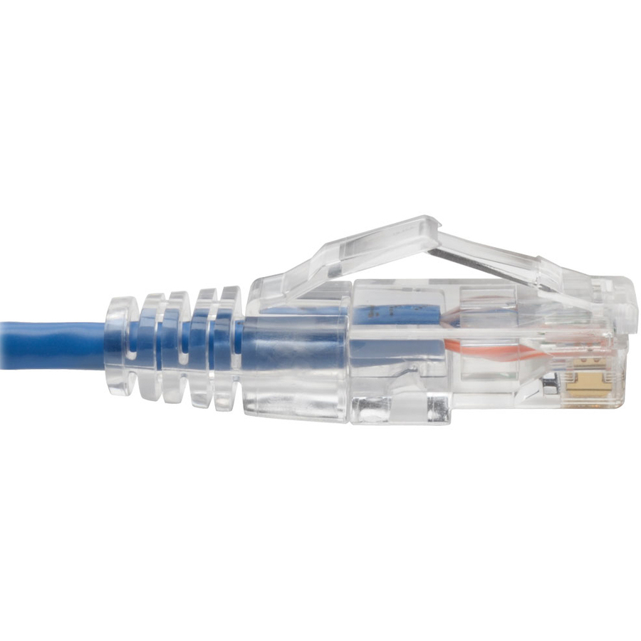 Tripp Lite by Eaton Cat6 Gigabit Snagless Slim UTP Ethernet Cable (RJ45 M/M) PoE Blue 6-in. (15.24 cm)