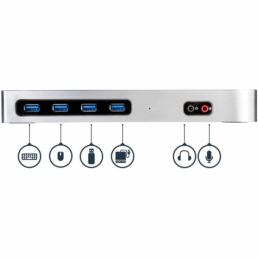 StarTech.com Dock USB C - Station d'Accueil USB-C a Double Ecran