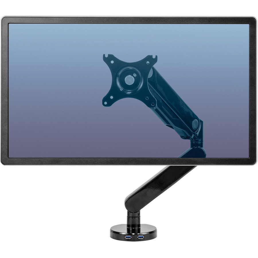 Fellowes Platinum Series Single Monitor Arm - 1 Display(s) Supported30" Screen Support - 9.07 kg Load Capacity - 1 Each - Monitor Arms - FEL8043301