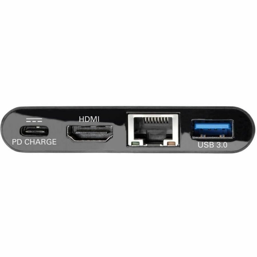 Tripp Lite by Eaton USB C to HDMI Multiport Adapter Docking Station 4K, Thunderbolt 3 Compatible, USB Type C to HDMI Black, USB-C, USB Type-C, USB Type C