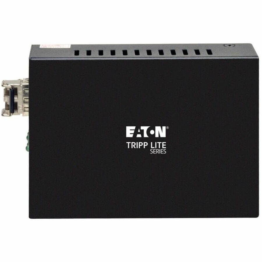 Tripp Lite by Eaton Gigabit Multimode Fiber to Ethernet Media Converter, 10/100/1000 LC, International Power Supply, 850 nm, 550M (1804.46 ft.)