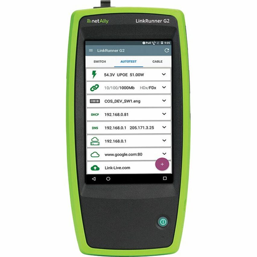 NetAlly LinkRunner G2 Smart Network Testing Device & LinkSprinter Pocket Network Tester