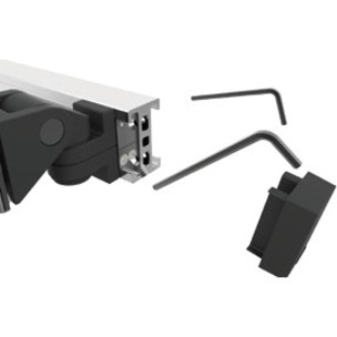 SUPPORTS FOUR MONITORS UP TO 24IN AND 30 LBS EACH. FRONT-ACCESS MOUNTING, ADJUST — alternate view 3